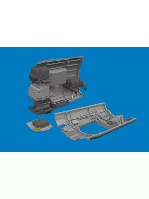 Eduard - P-40K radio compartment PRINT for Eduard