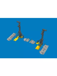 Eduard - P-40K undercarriage legs PRINT for Eduard