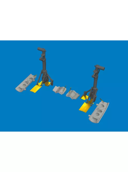 Eduard - P-40K undercarriage legs PRINT for Eduard