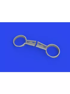 Eduard - Bf 109F wheel bays rounded PRINT 1/48 EDUARD