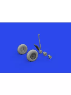 Eduard - TBF/TBM wheels w/smooth tire 1/48 ACADEMY