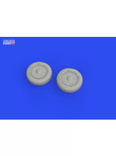 Eduard - F4F wheels late w/rims PRINT for ARMA HOBBY