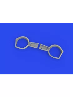 Eduard - Bf 109F/G wheel bays angular PRINT 1/72 EDUARD