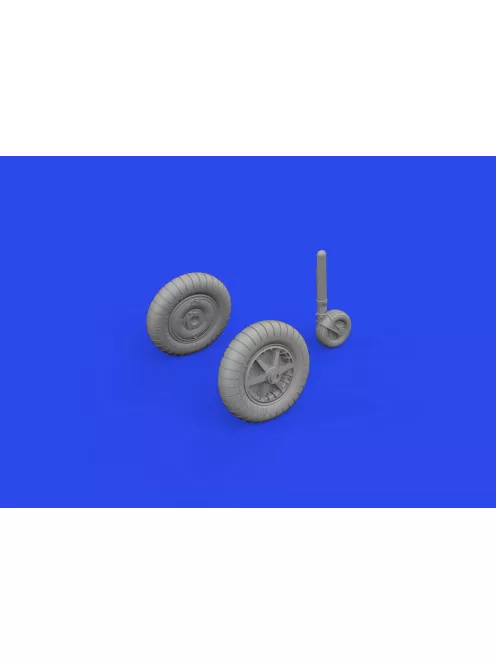 Eduard - Bf 109G-2/G-4 wheels for plain wings PRINT 1/72 EDUARD