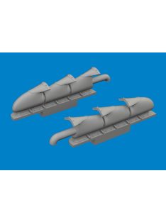   Eduard - Spitfire Mk.V three-stacks exhaust fishtail PRINT  TAMIYA