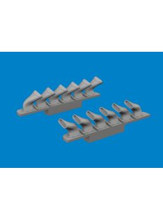   Eduard - Spitfire Mk.V six-stacks exhaust fishtail PRINT  TAMIYA