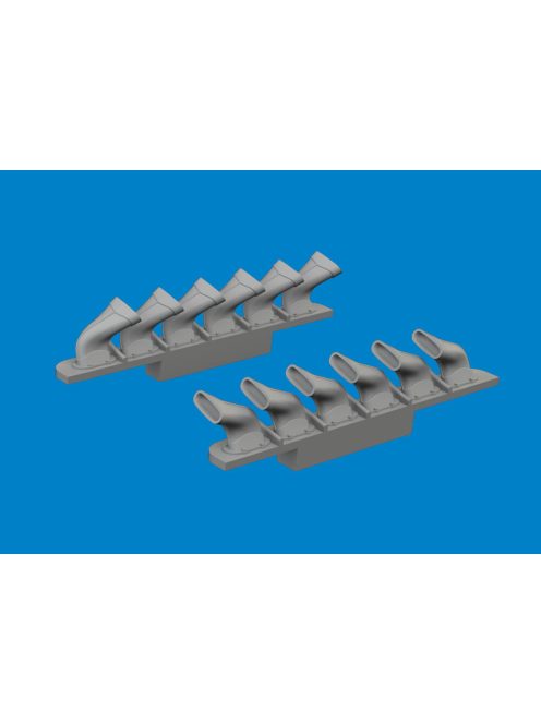 Eduard - Spitfire Mk.V six-stacks exhaust fishtail PRINT  TAMIYA