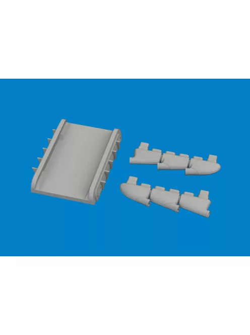 Eduard - Spitfire Mk.I/II/V three-stacks exhaust rounded PRINT for IBG
