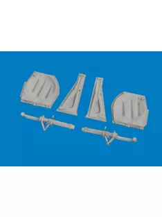 Eduard - P-51D undercarriage legs PRINT for Arma Hobby