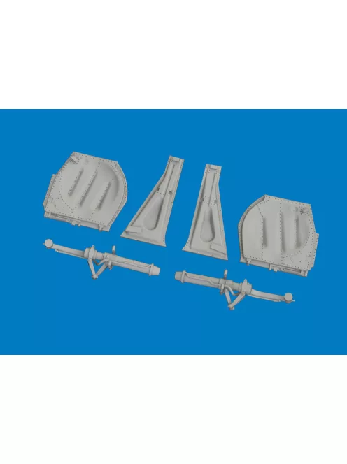 Eduard - P-51D undercarriage legs PRINT for Arma Hobby
