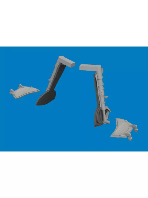 Eduard - Bf 109K-4 undercarriage legs PRINT for Eduard