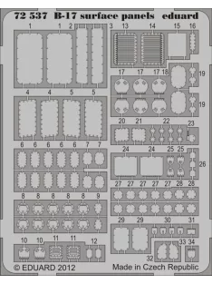 Eduard - B-17 surface panels S.A. for Revell