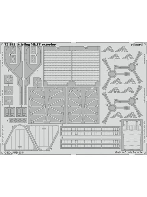 Eduard - Stirling Mk.IV exterior for Italeri 