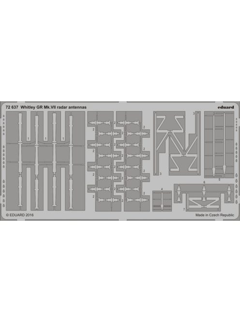 Eduard - Whitley GR Mk.VII radar antennas f.Airfi 