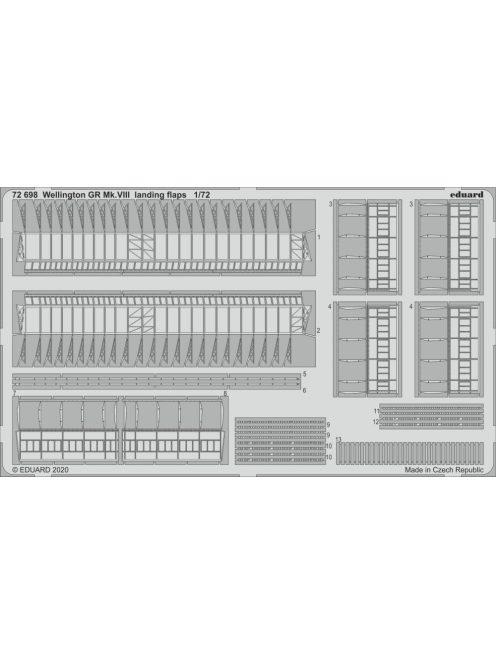 Eduard - Wellington GR Mk.VIII landing flaps for Airfix