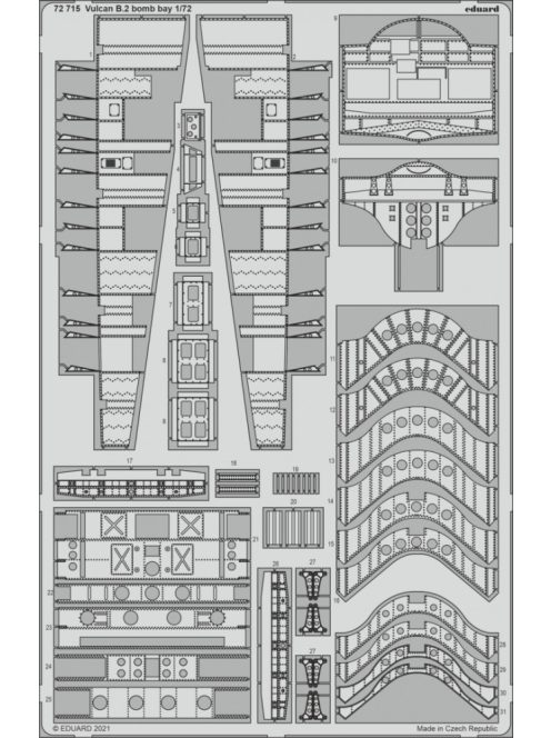 Eduard - Vulcan B.2 bomb bay for AIRFIX
