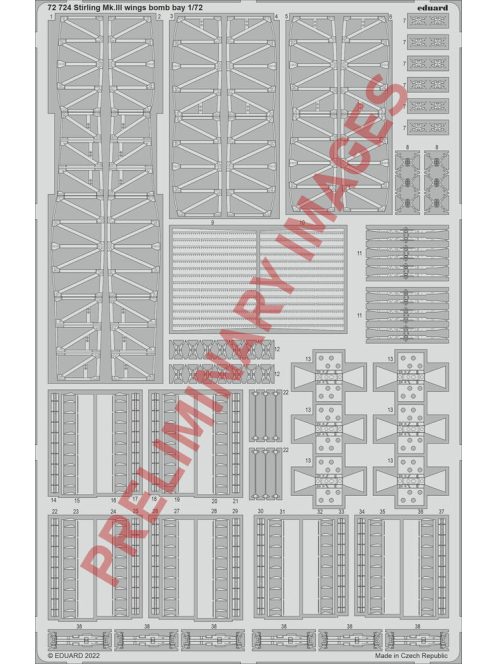 Eduard - Stirling Mk.III wings bomb bays