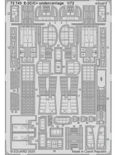 Eduard - E-2C/C+ undercarriage  HELLER