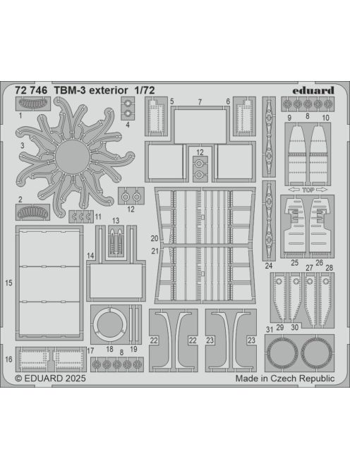 Eduard - TBM-3 exterior  HOBBY BOSS