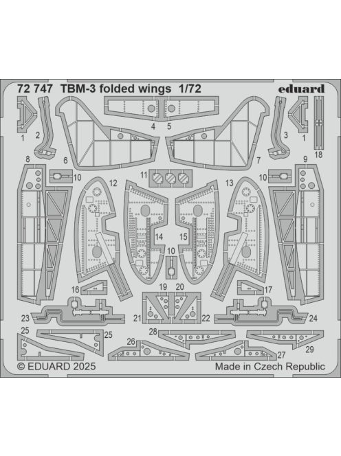Eduard - TBM-3 folded wings  HOBBY BOSS