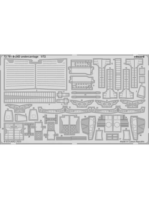 Eduard - B-24D undercarriage for Airfix