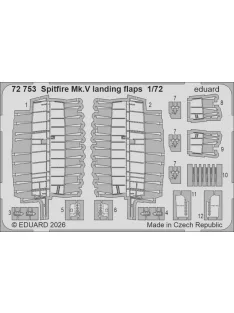 Eduard - Spitfire Mk.V landing flaps for Eduard