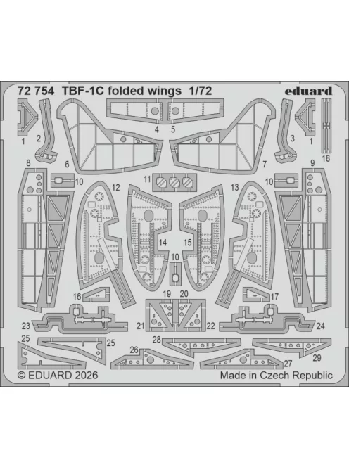 Eduard - TBF-1C folded wings for Hobby Boss