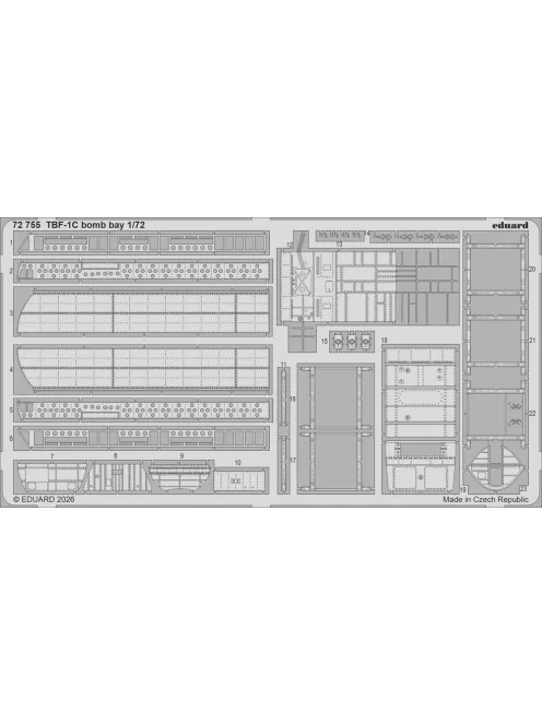 Eduard - TBF-1C bomb bay for Hobby Boss