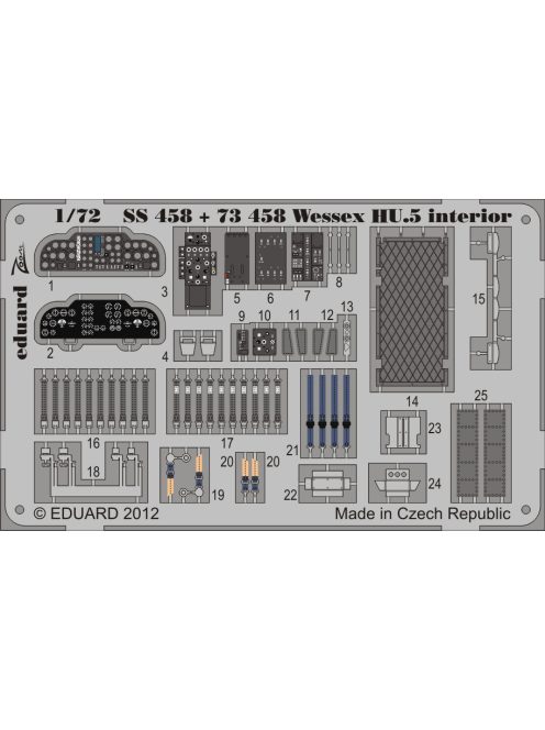 Eduard - Wessex HU.5 interior S.A. for Italeri 
