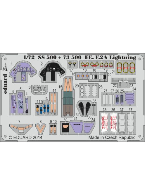 Eduard - EE F.2A Lightning S.A. for Airfix 