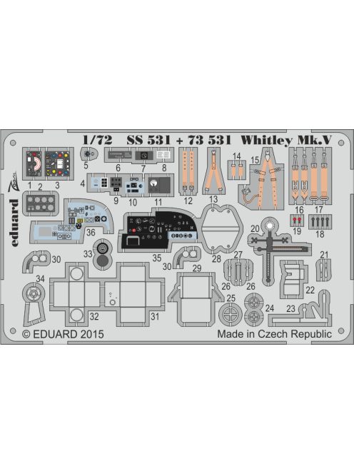 Eduard - Whitley Mk.V S.A. for Airfix 