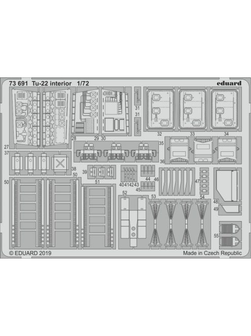 Eduard - Tu-22 interior for Trumpeter 