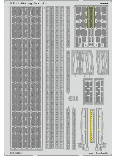 Eduard - C-130H cargo floor for Zvezda