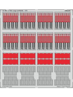 Eduard - C-130J cargo seatbelts 1/72 ZVEZDA