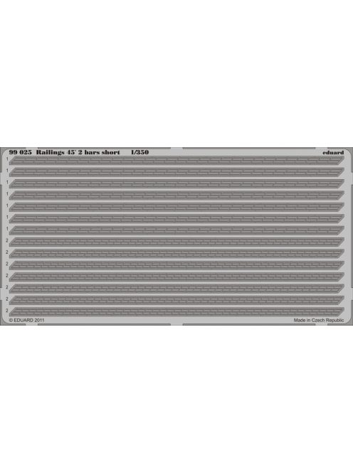 Eduard - Railings 45 2 bars short 
