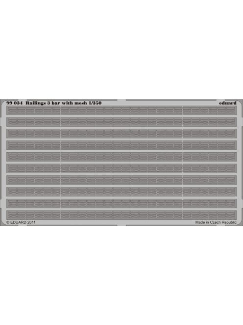 Eduard - Railings 3 bar with mesh 