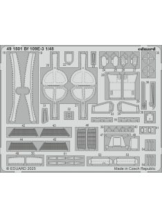 Eduard - Bf 109E-3  HOBBY BOSS