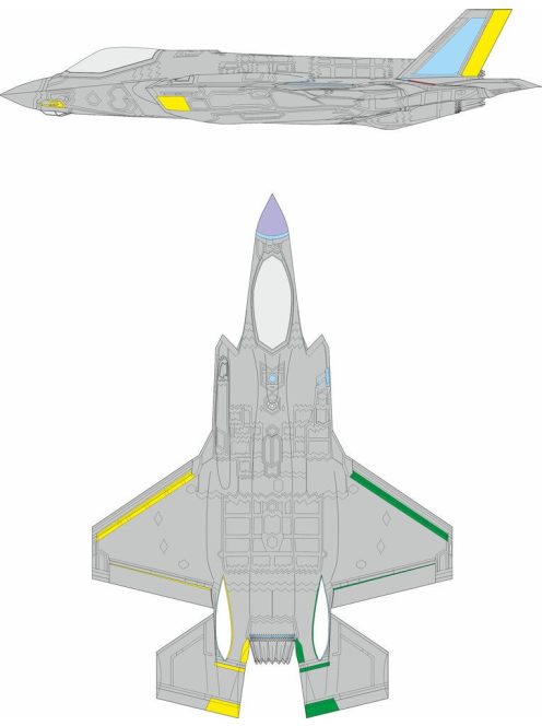 Eduard - F-35A RAM coating late  REVELL