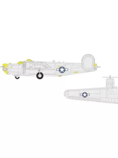 Eduard - B-24J US national insignia   HASEGAWA
