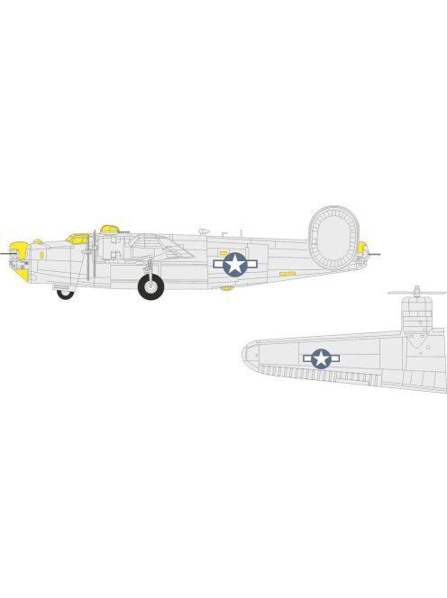 Eduard - B-24J US national insignia   HASEGAWA