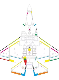 Eduard - F-35C RAM coating 1/72 for Tamiya