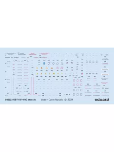 Eduard - Bf 109G stencils  REVELL/HASEGAWA