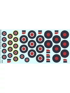   Eduard - SpitfireBritish WWII roundels late recommended for EDUARD