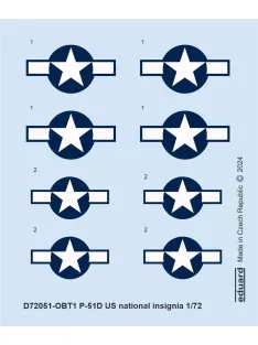 Eduard - P-51D US national insignia