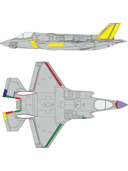 Eduard - F-35B RAM coating 1/48 TAMIYA