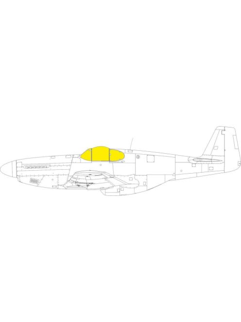 Eduard Accessories - P-51B/C Malcolm Hood canopy Tface EDUARD
