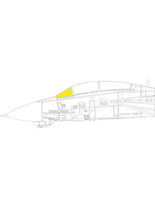 Eduard Accessories - F-14A windshield TFace  GREAT WALL HOBBY