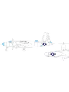 Eduard - B-26G Marauder US national insignia  ICM