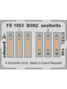 Eduard - B5N2 seatbelts STEEL for Hasegawa 
