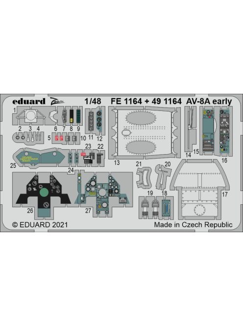 Eduard - AV-8A early for KINETIC